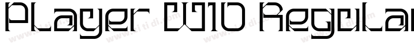 Player W10 Regular字体转换 Player W10 Regular字体转换